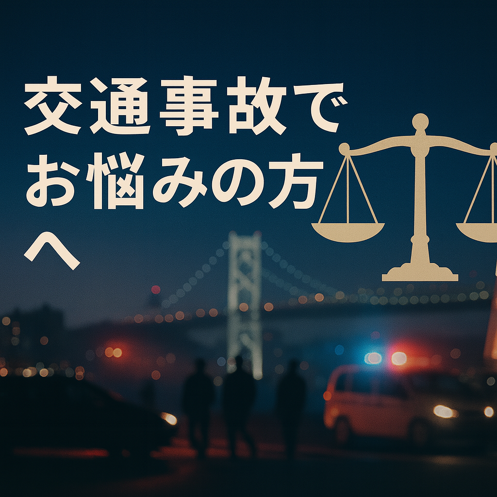 交通事故でお悩みの方へ