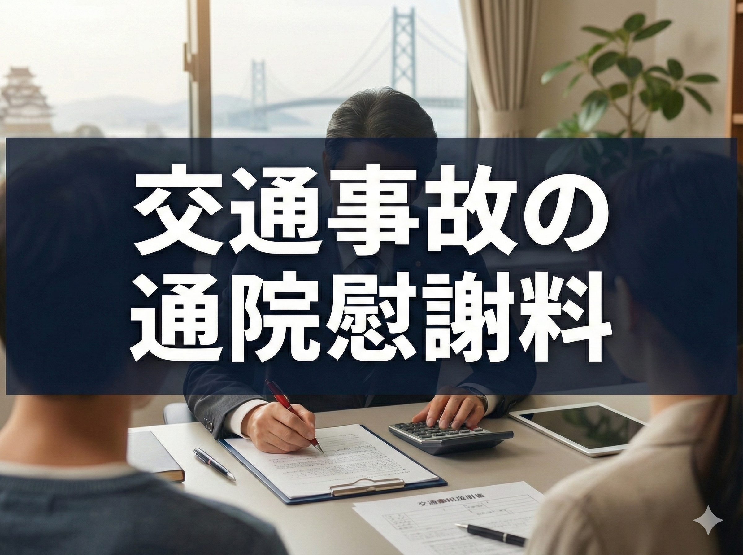 交通事故の通院慰謝料