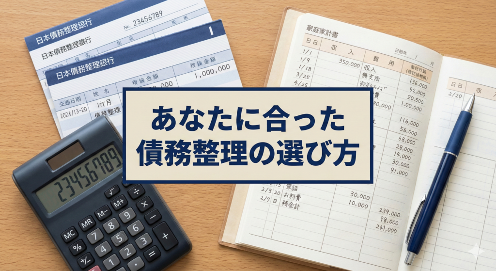 あなたに合った債務整理の選び方